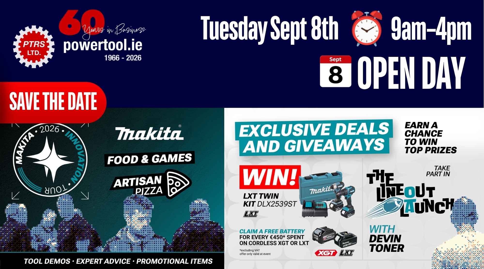 Celebrating 60yrs in Business-Makita